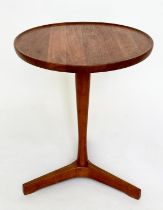 ATTRIBUTED TO ARTEX SIDE TABLE, by Hans C Andersen, vintage 20th century, 36cm diam. x 45cm H.