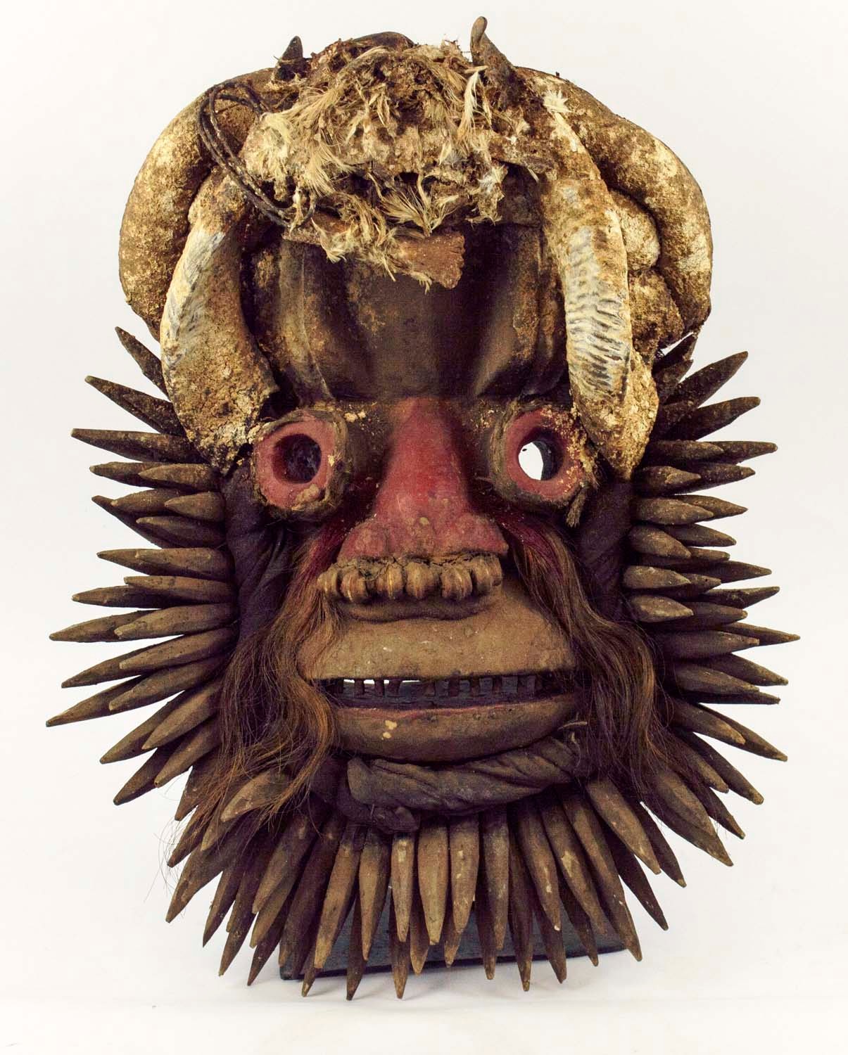 GUENE WAR MASK, Ivory Coast, 'The Ancient One', is an amalgamation of traditional style and the