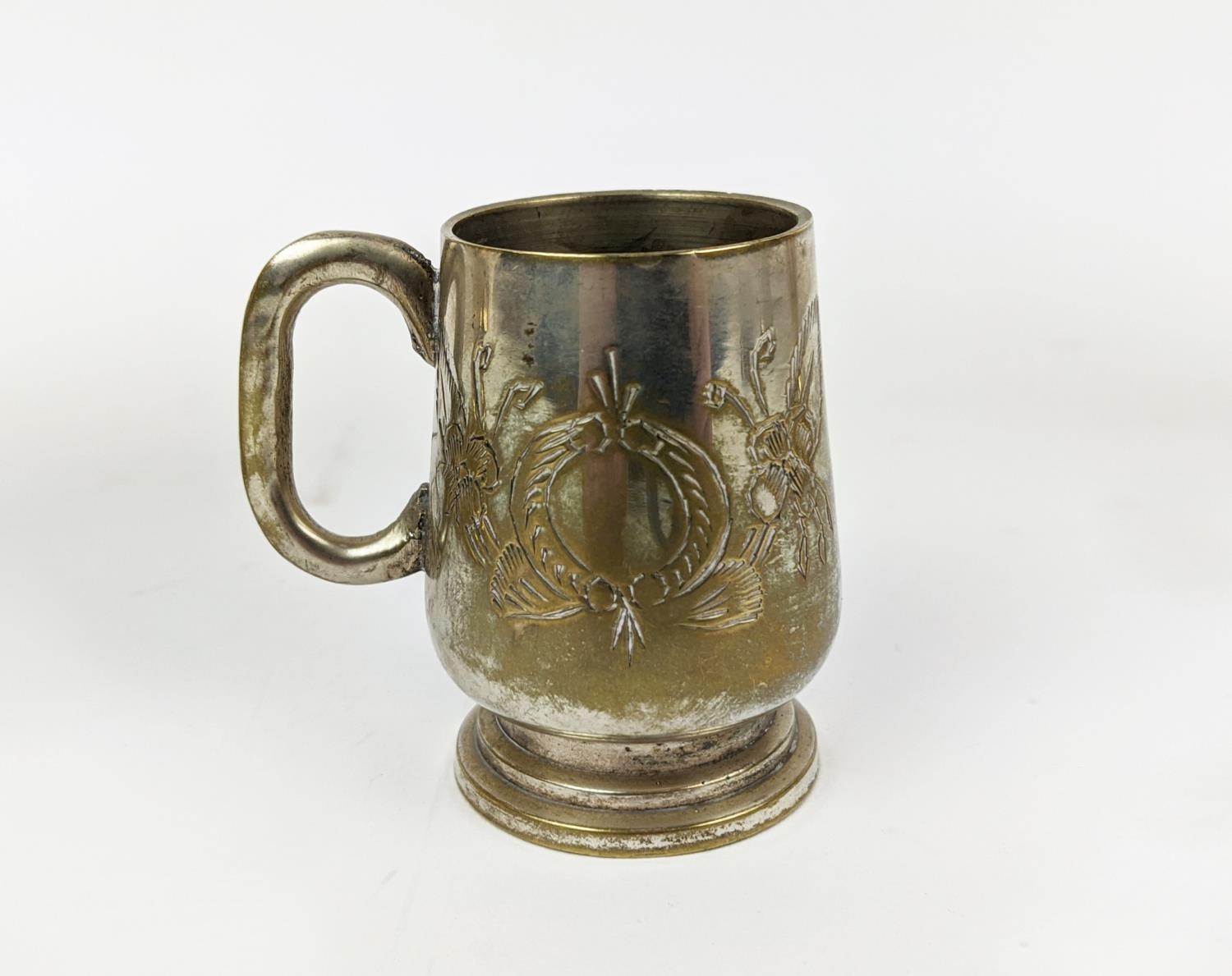 A COLLECTION OF SILVER PLATED WARE, comprising a Victorian aesthetic four piece tea and coffee - Image 11 of 11