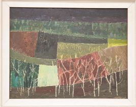 PETER ALWYN EVANS, 'East riding landscape', oil on board, signed and dated, framed.