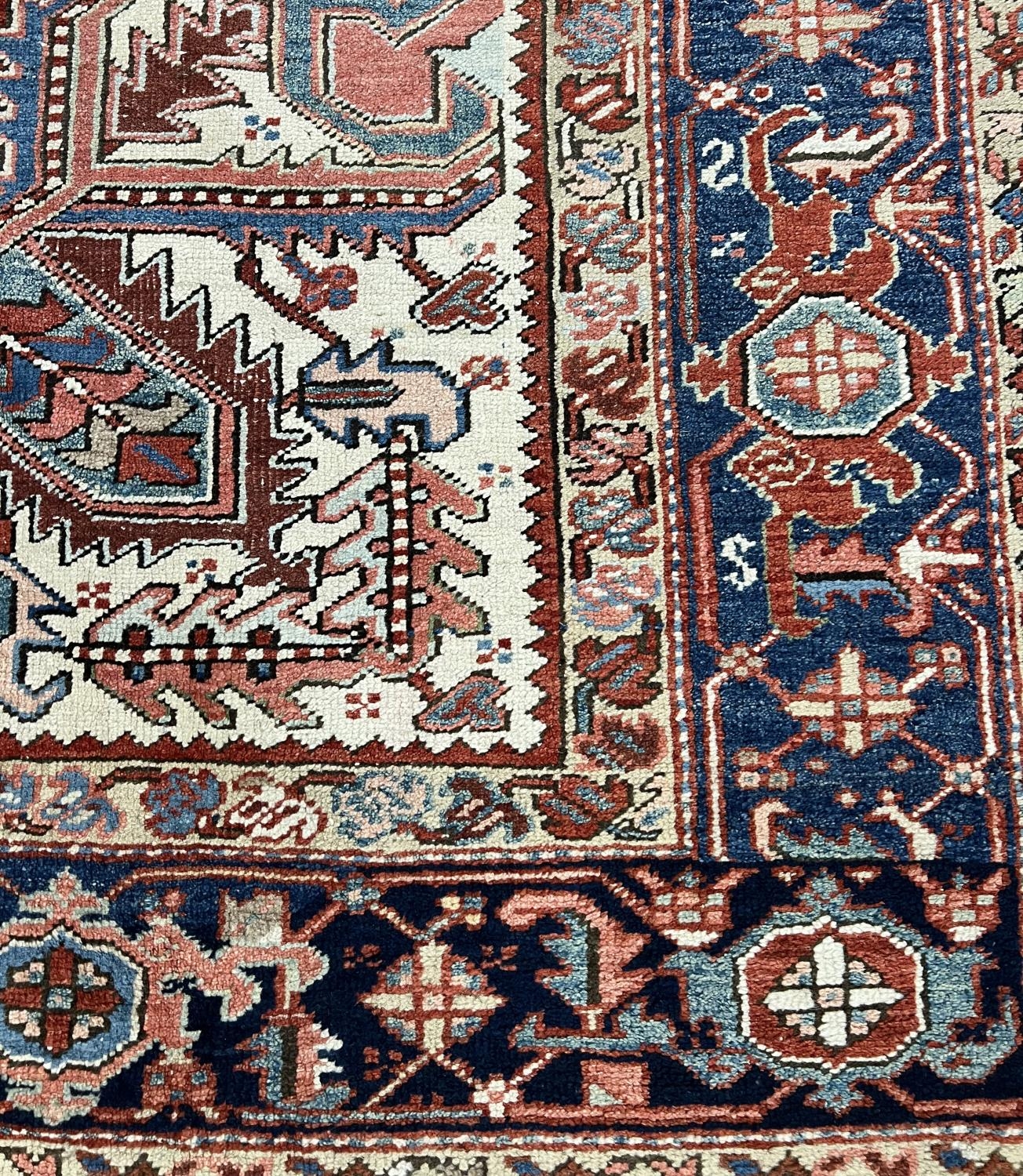 ANTIQUE HERIZ CARPET, 335cm x 234cm. - Image 3 of 4