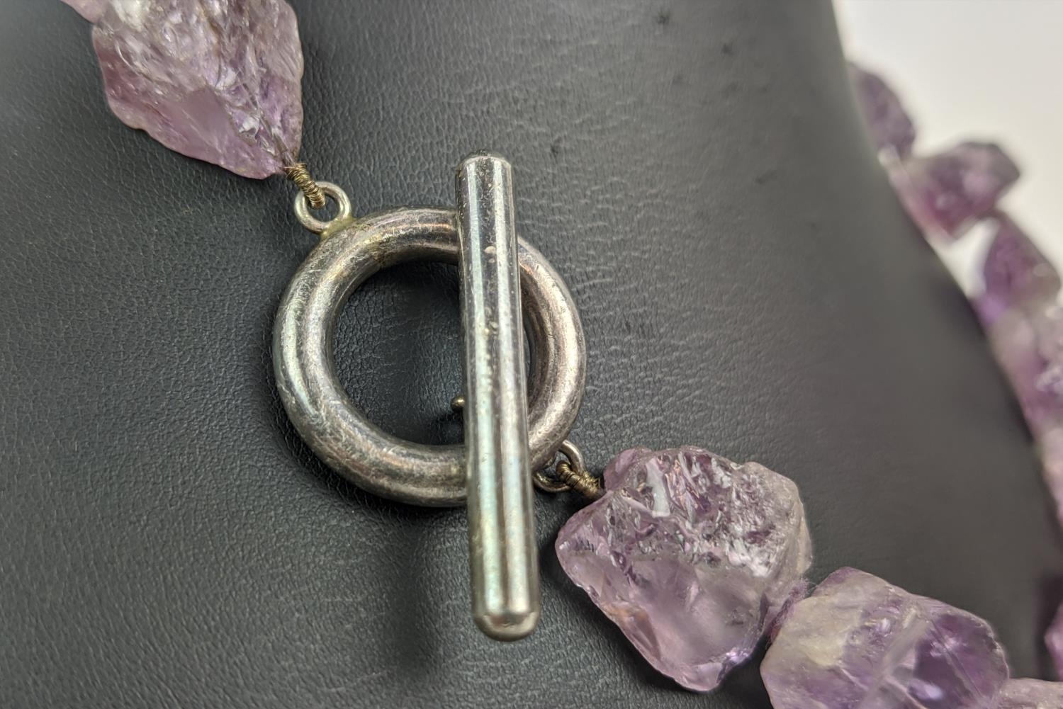 ELENA VOTSI NECKLACES, comprising one in amethyst and the other in rose quartz, each with a silver - Image 11 of 12