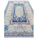 AUBUSSON EMPIRE DESIGN CARPET, 280cm x 180cm.