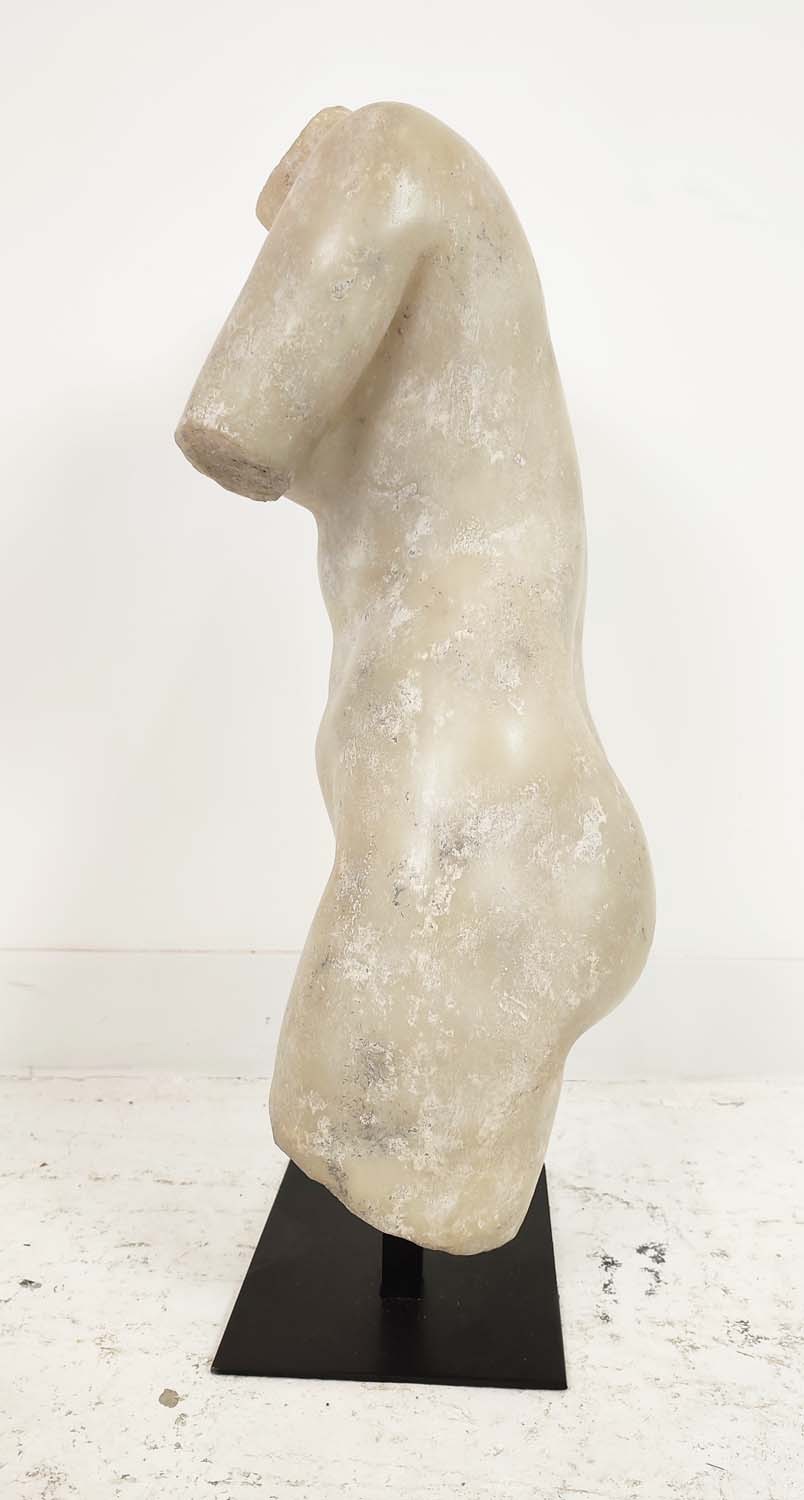 VENUS ON STAND, 75cm H, faux stone. - Image 4 of 5