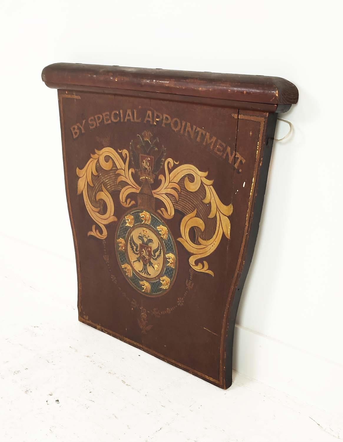 HERALDIC SIGN, 'By special appointment', 67cm x 67cm. - Image 3 of 6