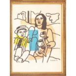 FERNAND LEGER, 'Figure Composition', lithograph, signed in the plate, pencil numbered 438/500,