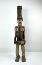 IGBO MATERNITY FIGURE (Nigeria), 125cm H.