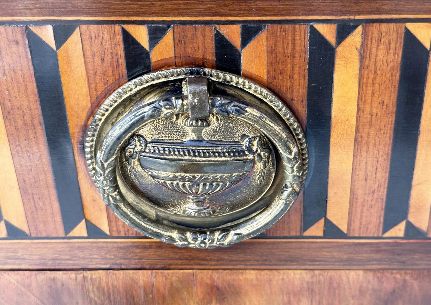 DUTCH SIDE CABINET, early 19th century kingwood with ebony and satinwood parquetry inlay and gilt - Image 2 of 20