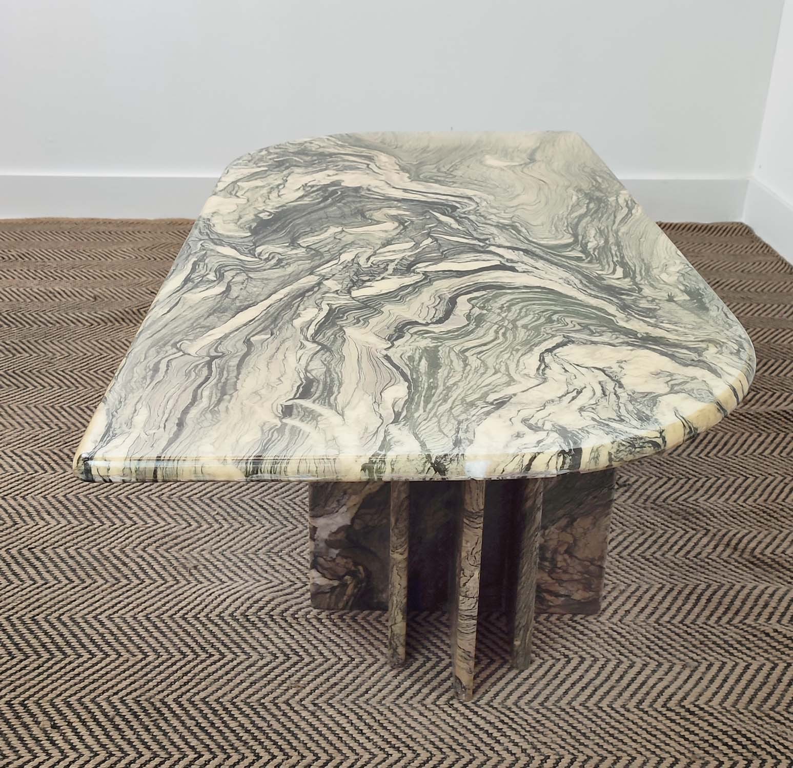 COFFEE TABLE,1970s Italian marble, 37cm H x 123cm x 64cm. - Image 7 of 7