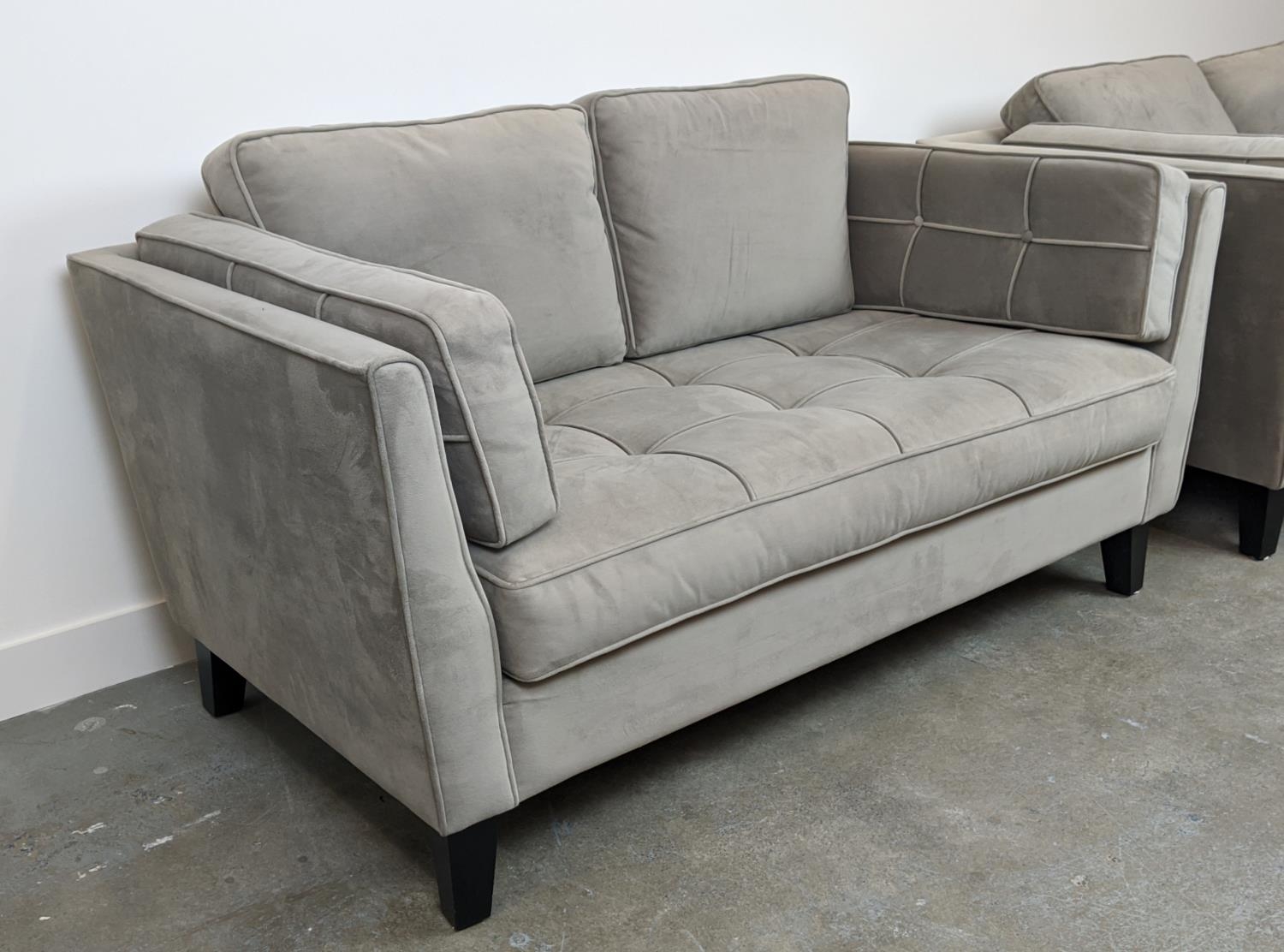 SOFA, 1960s Danish inspired, grey upholstery, 158cm W. - Image 2 of 7