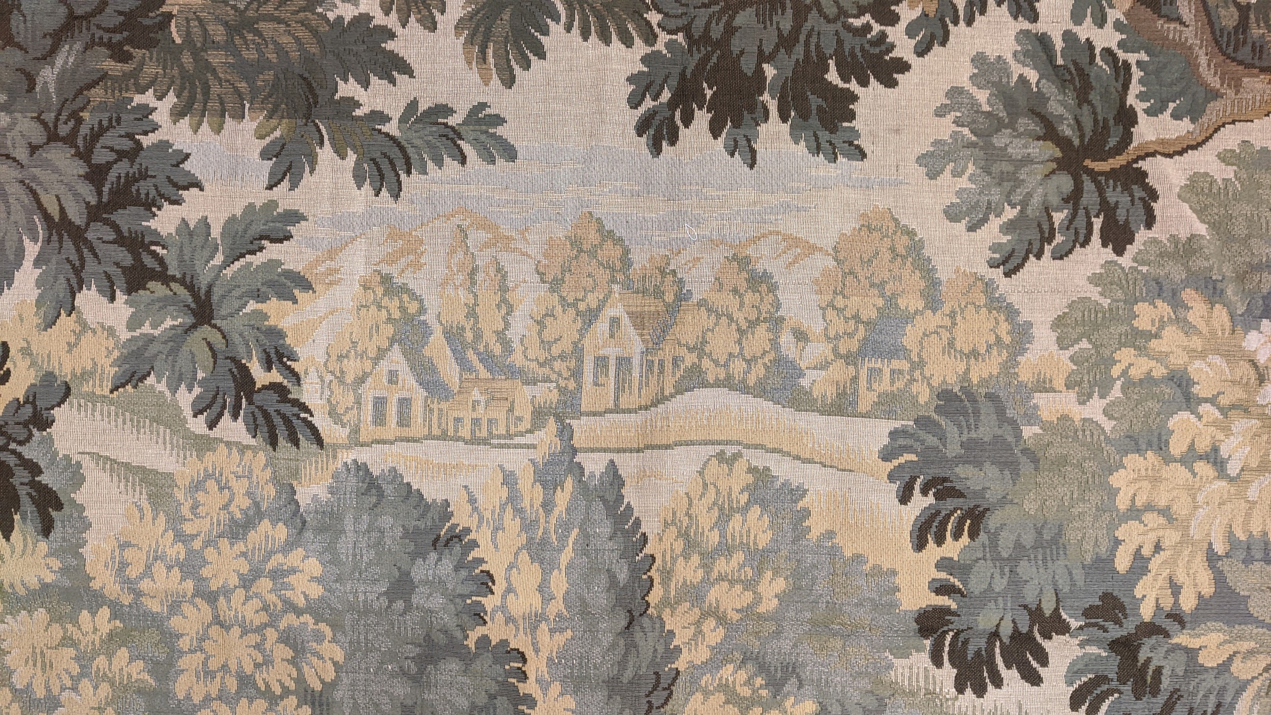 VERDURE DESIGN TAPESTRY, 351cm x 177cm, woodland scene. - Image 3 of 4