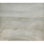 PS NAGGAR, 'White landscape', oil on canvas, 114cm x 146cm, inscribed verso.
