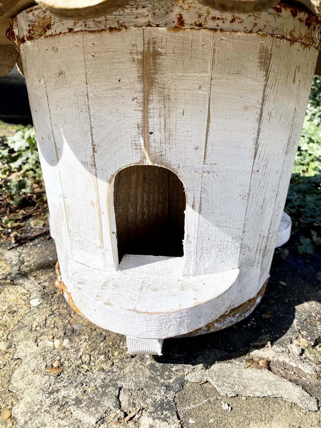 DOVECOTE, with shingle roof, 75cm H x 50cm W - Image 2 of 6