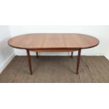 G PLAN DINING TABLE, extendable design, 209cm x 11cm x 73cm at largest.