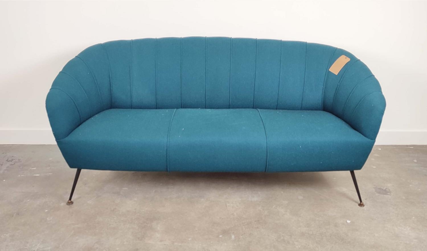 SOFA, vintage Italian, in later Zimmer & Rohde infinity upholstery, 185cm W. - Image 8 of 8