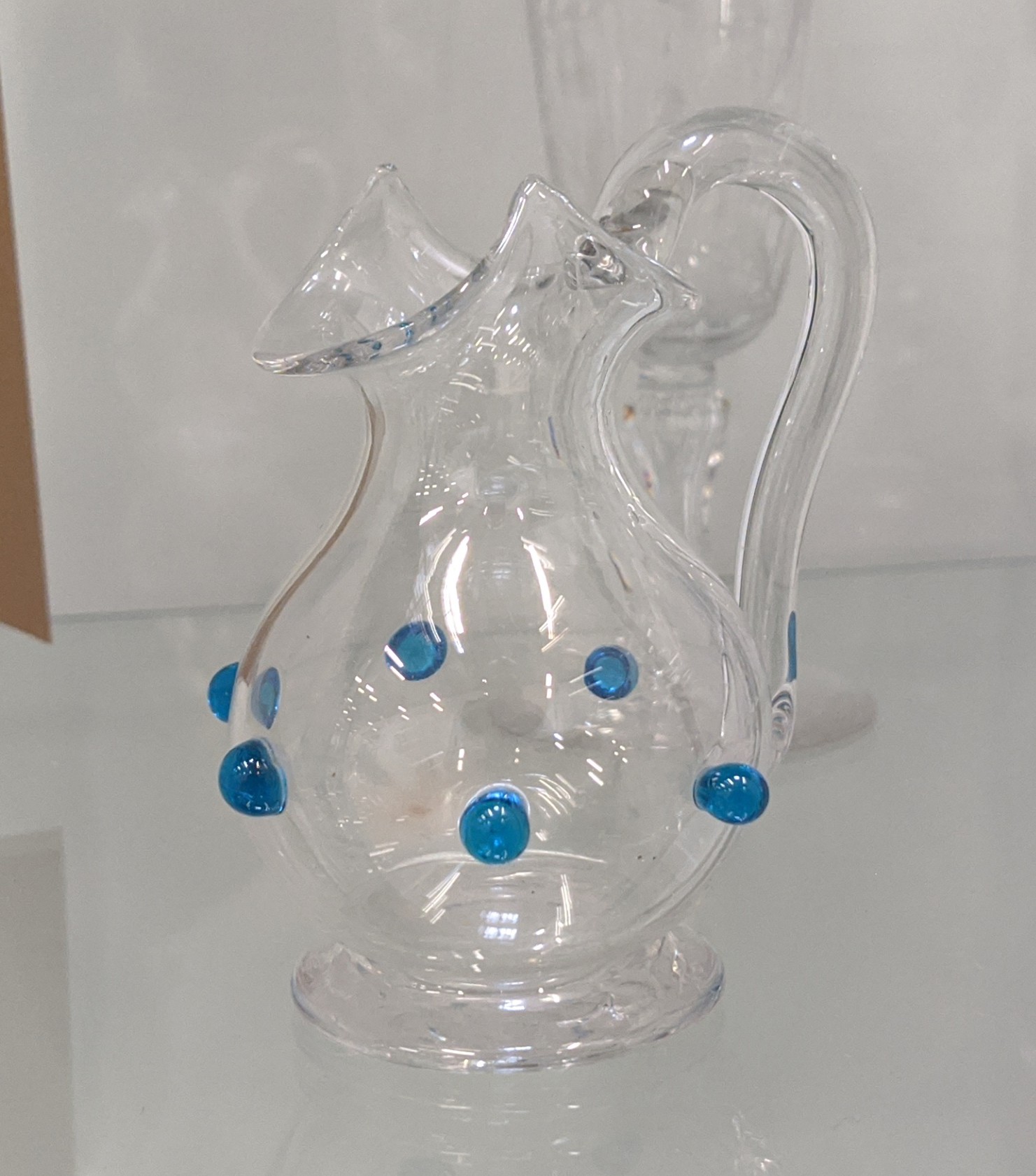 QUANTITY OF ANTIQUE GLASS, comprising a Victorian frosted lemonade jug with ice compartment to - Image 5 of 6