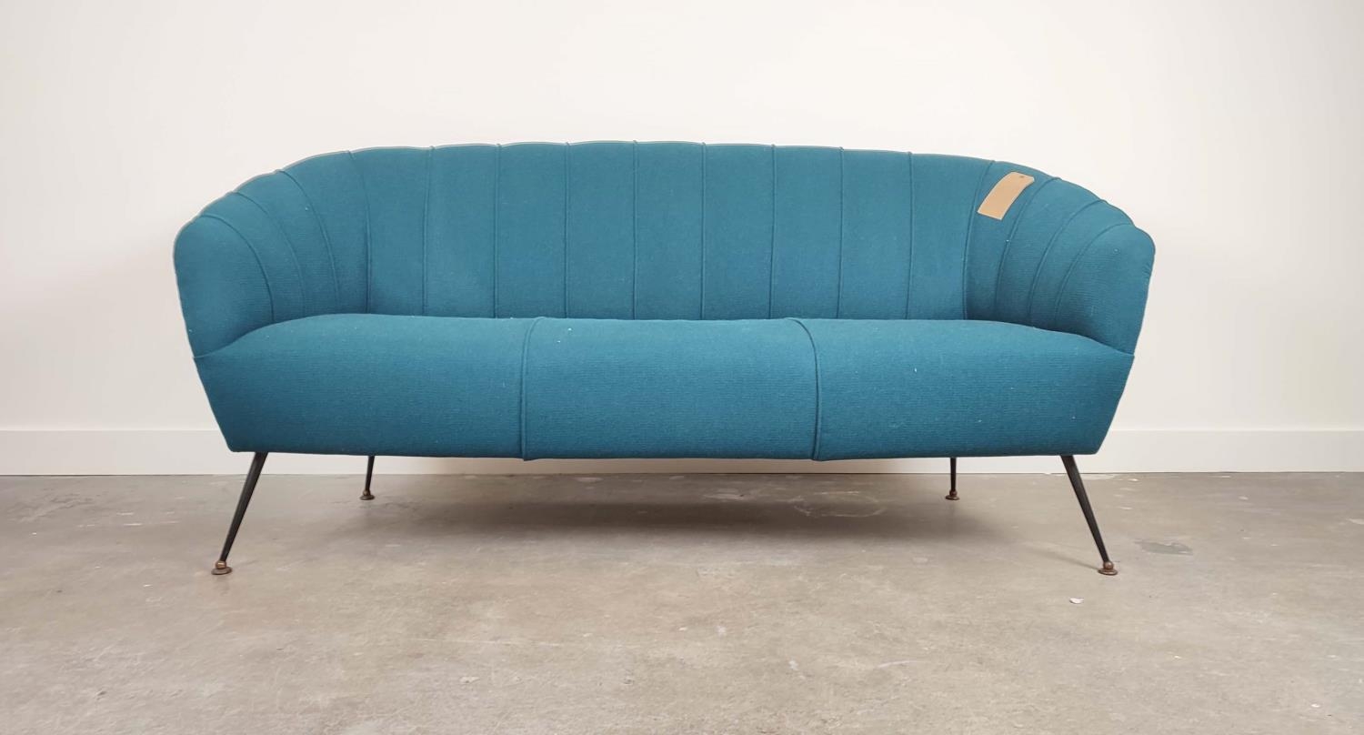 SOFA, vintage Italian, in later Zimmer & Rohde infinity upholstery, 185cm W.