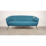 SOFA, vintage Italian, in later Zimmer & Rohde infinity upholstery, 185cm W.