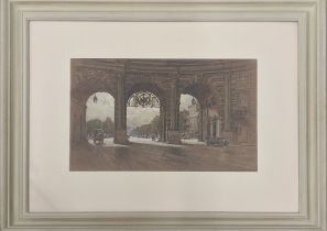 SPENCER HOFFMAN (British) (1875-1950) Original, signed watercolour, 'Admiralty Arch - London', dated