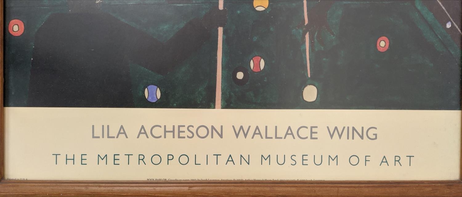 LILA ACHESON WALLACE WING THE METROPOLITAN MUSEUM OF ART POSTER, 92cm x 60cm. - Image 3 of 5
