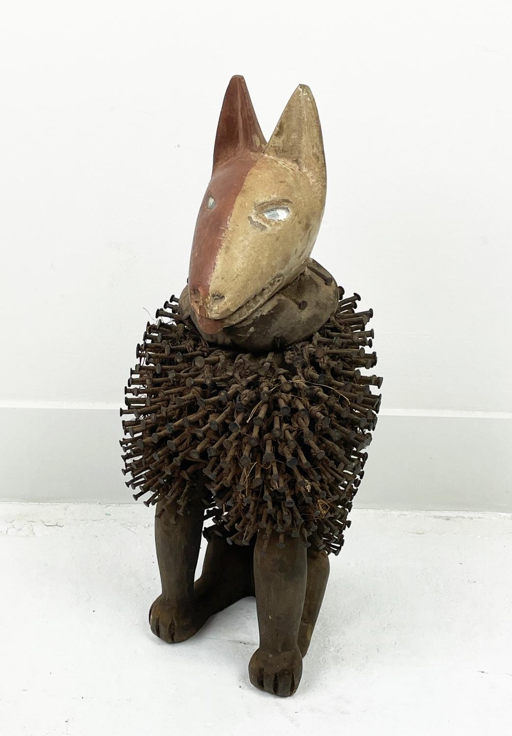 NKISI KONDI NAIL ANIMAL FETISH (Congo), 50cm H. - Image 4 of 5