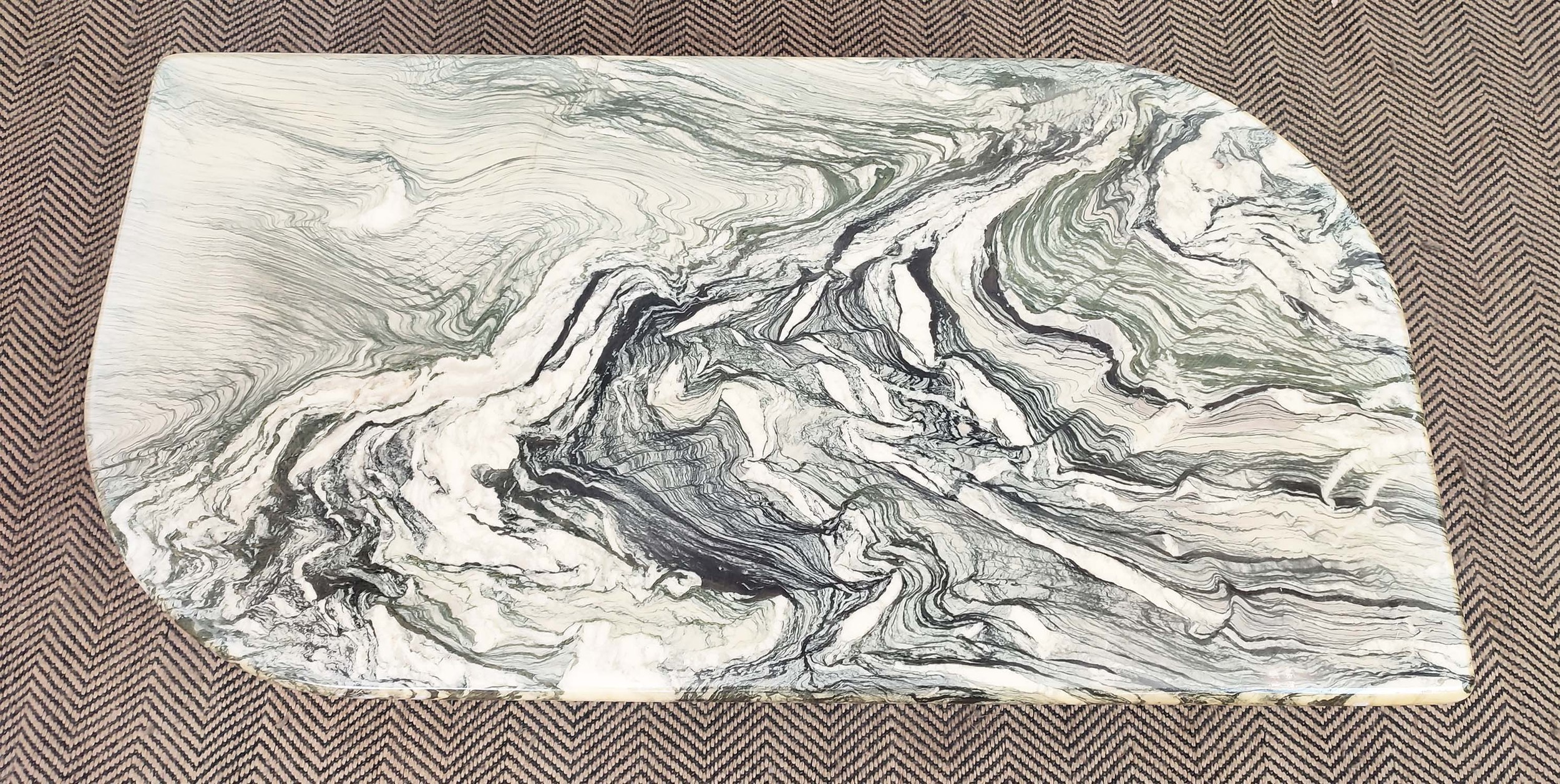 COFFEE TABLE,1970s Italian marble, 37cm H x 123cm x 64cm. - Image 4 of 7