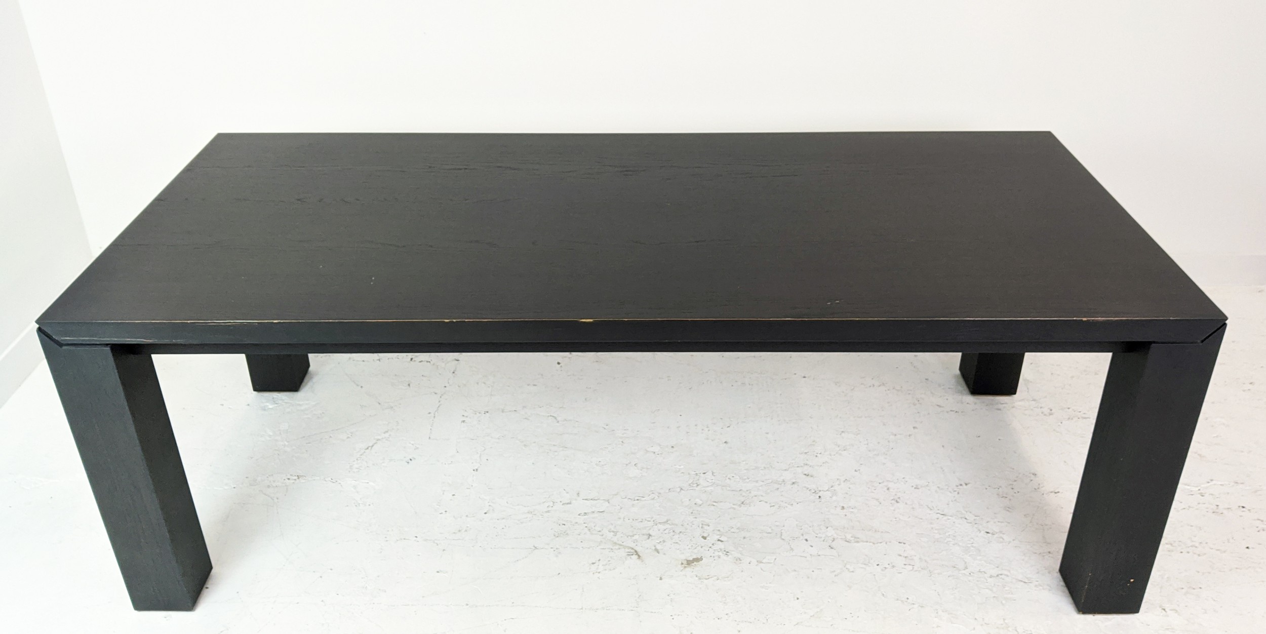 LIVING SPACE AMBROGIO EXTENDABLE DINING TABLE, 220cm x 95xm 76cm at smallest. - Image 4 of 11