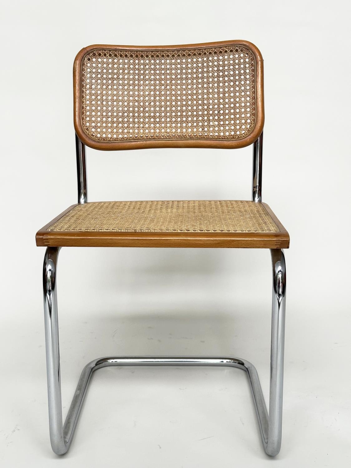 AFTER MARCEL BREUER CESCA DINING CHAIRS, a set of six, 83cm H. (6) - Image 7 of 13