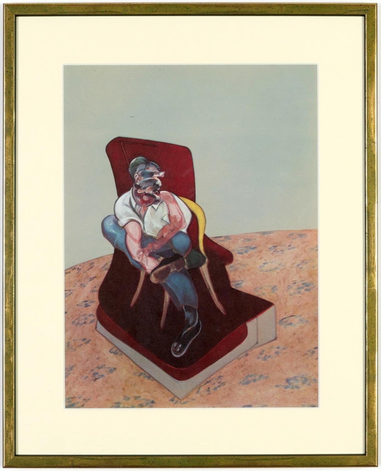 FRANCIS BACON, Portrait of George Dyer, a set of three off set lithographs, printed by Maeght 1966 - Image 2 of 4