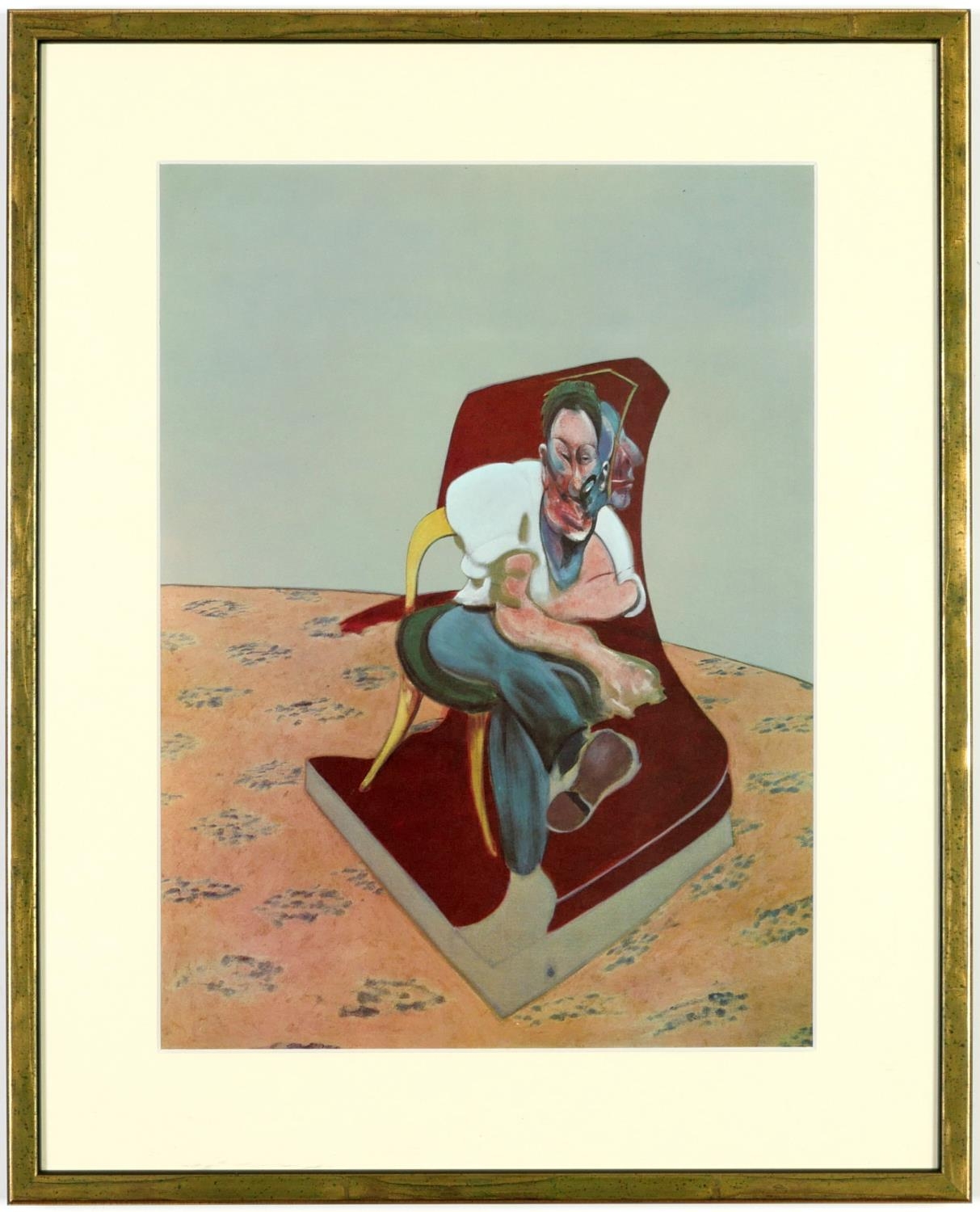 FRANCIS BACON, Portrait of George Dyer, a set of three off set lithographs, printed by Maeght 1966 - Image 4 of 4