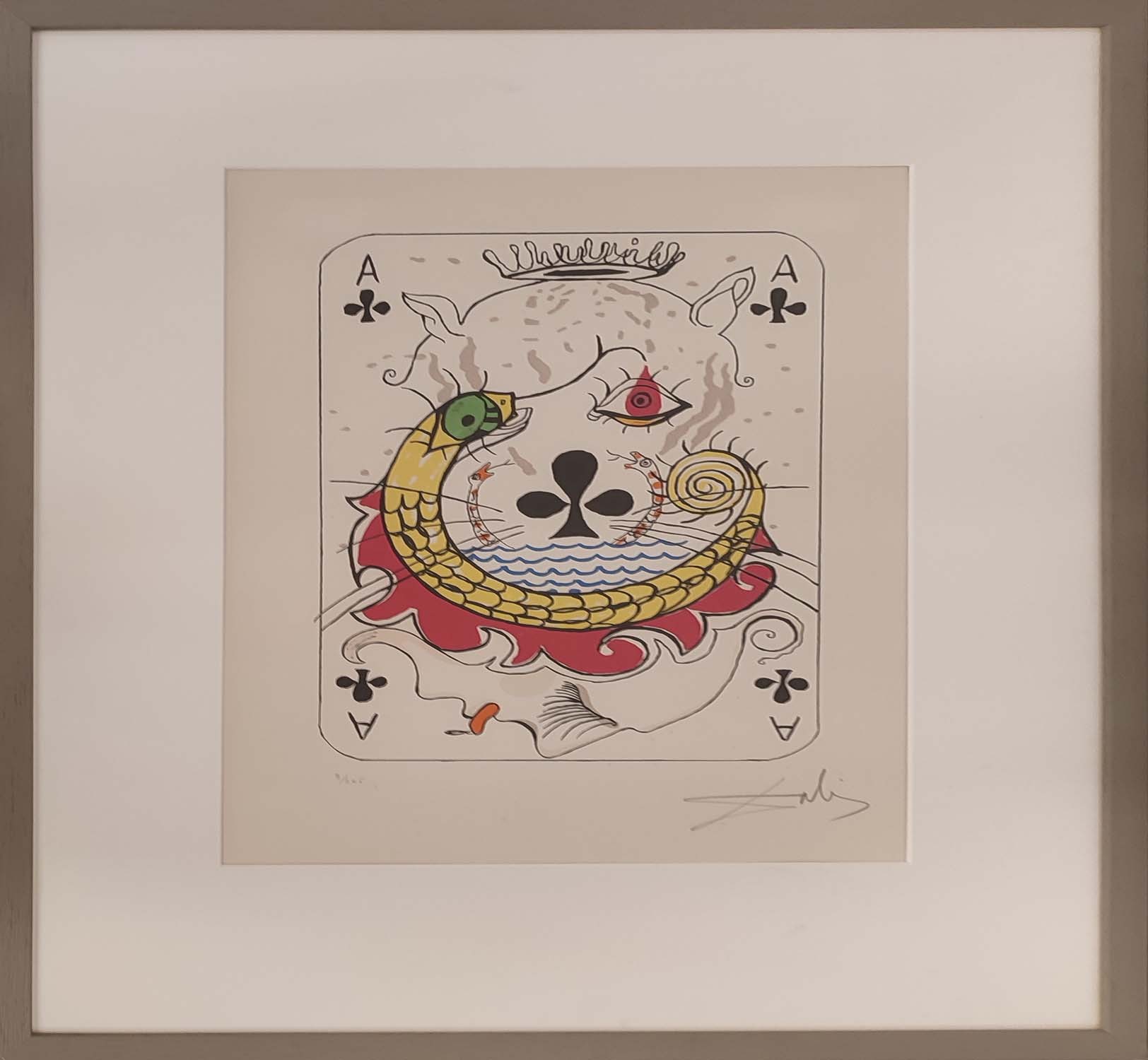 SALVADOR DALI, Amour et La Chance, lithograph on arches paper, 47cm x 32cm, signed, artists proof