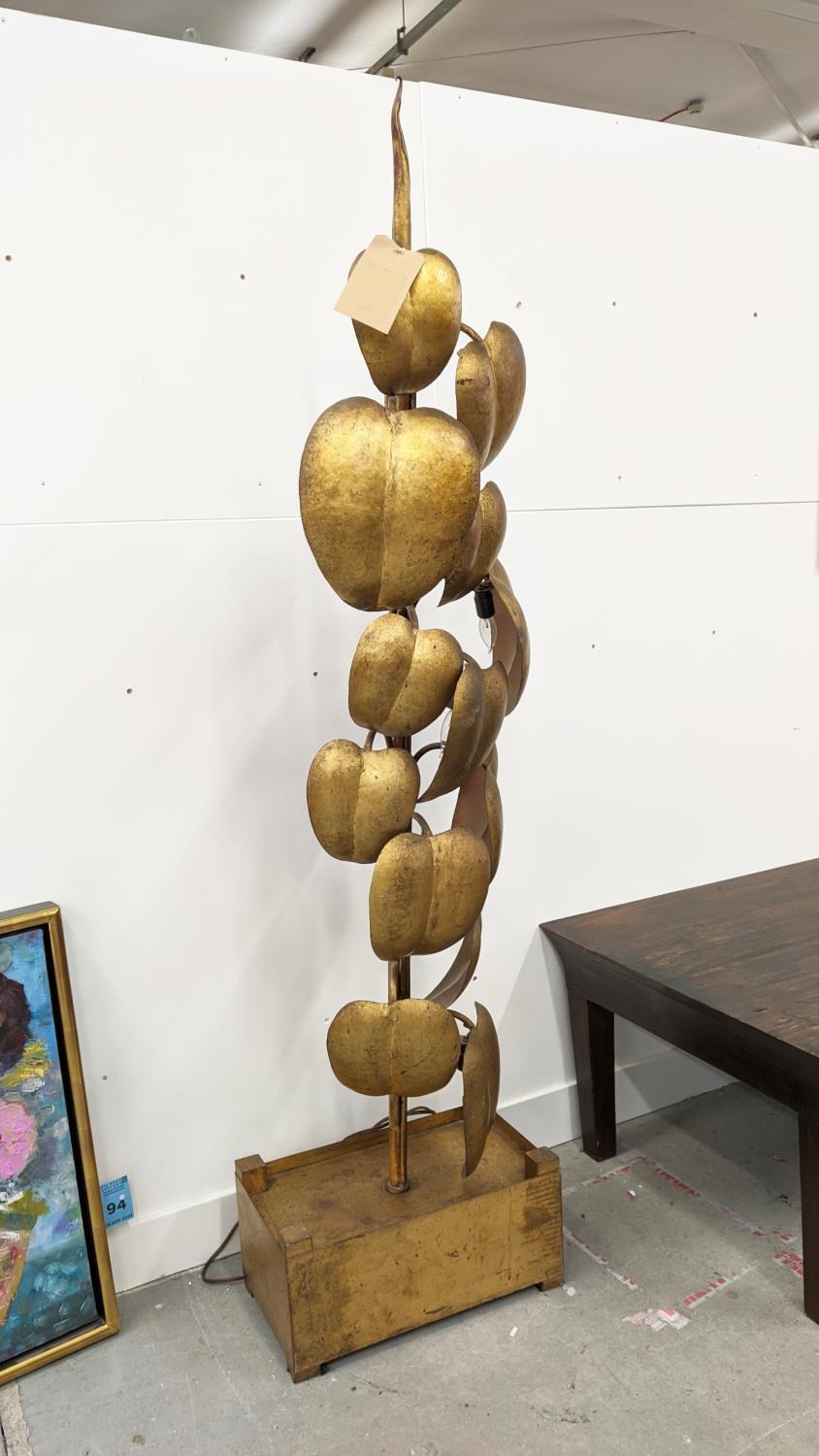 ATTRIBUTED TO GALERIE MAISON ET JARDIN FICUS TREE FLOOR LAMP, 175cm H approx, 45cm wide and 25 cm - Image 2 of 7
