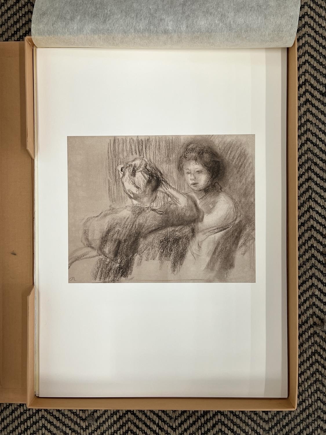 AFTER PIERRE AUGUSTE RENOIR, a folio of 24 off-set lithographs printed by Cartiere Miliani di - Image 23 of 28