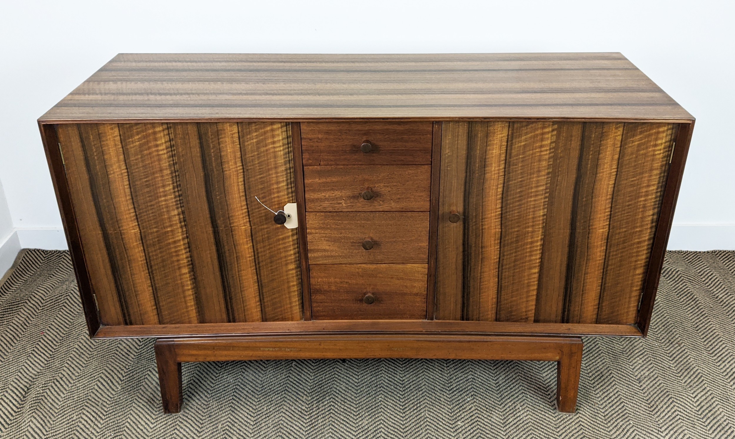 HEAL'S SIDEBOARD, mid 20th century walnut with four drawers flanked by two doors, 90cm H x 145cm x - Image 3 of 13