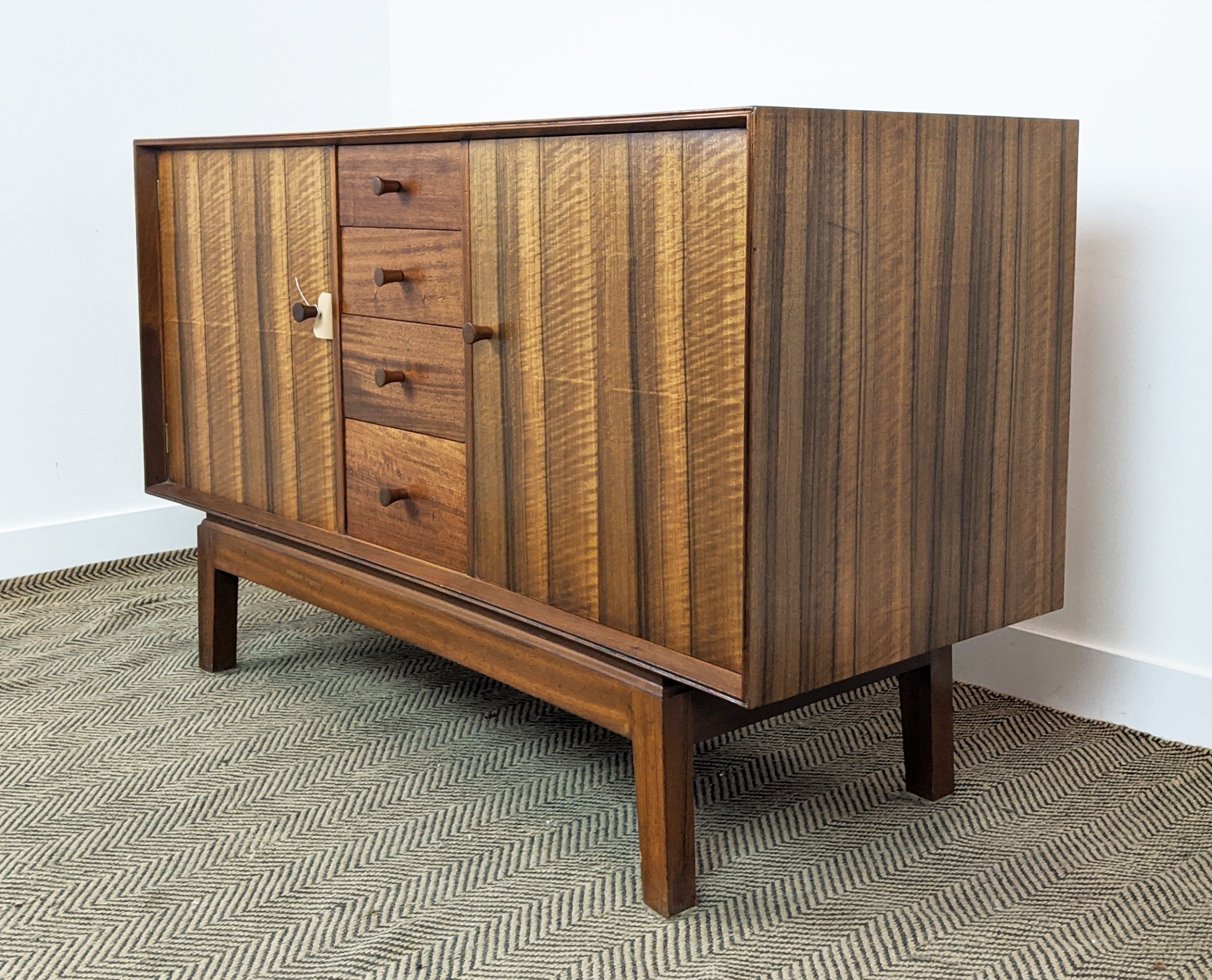 HEAL'S SIDEBOARD, mid 20th century walnut with four drawers flanked by two doors, 90cm H x 145cm x - Image 4 of 13