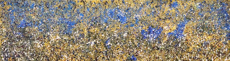 VIVI XIMENOS (Brazil), 'Brasil Idades' acrylic on canvas, 450cm x 120cm.