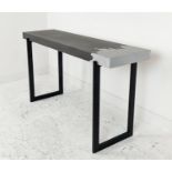 LINLEY GRAFT HALL CONSOLE TABLE, by Simon Hasaw, 160cm x 43.5cm x 85cm.