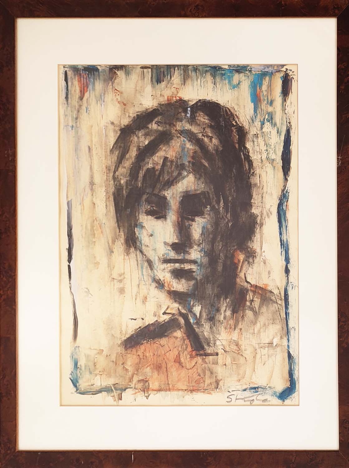 JUAN ESCODA COROMINA (Spanish b.1920), 'Portrait studies', oils on paper, 56cm x 43cm, framed, - Image 4 of 6