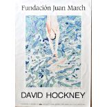 DAVID HOCKNEY (born 1937), Fundacion Juan March (s. 9716), lithographic poster, 1992, with a printed