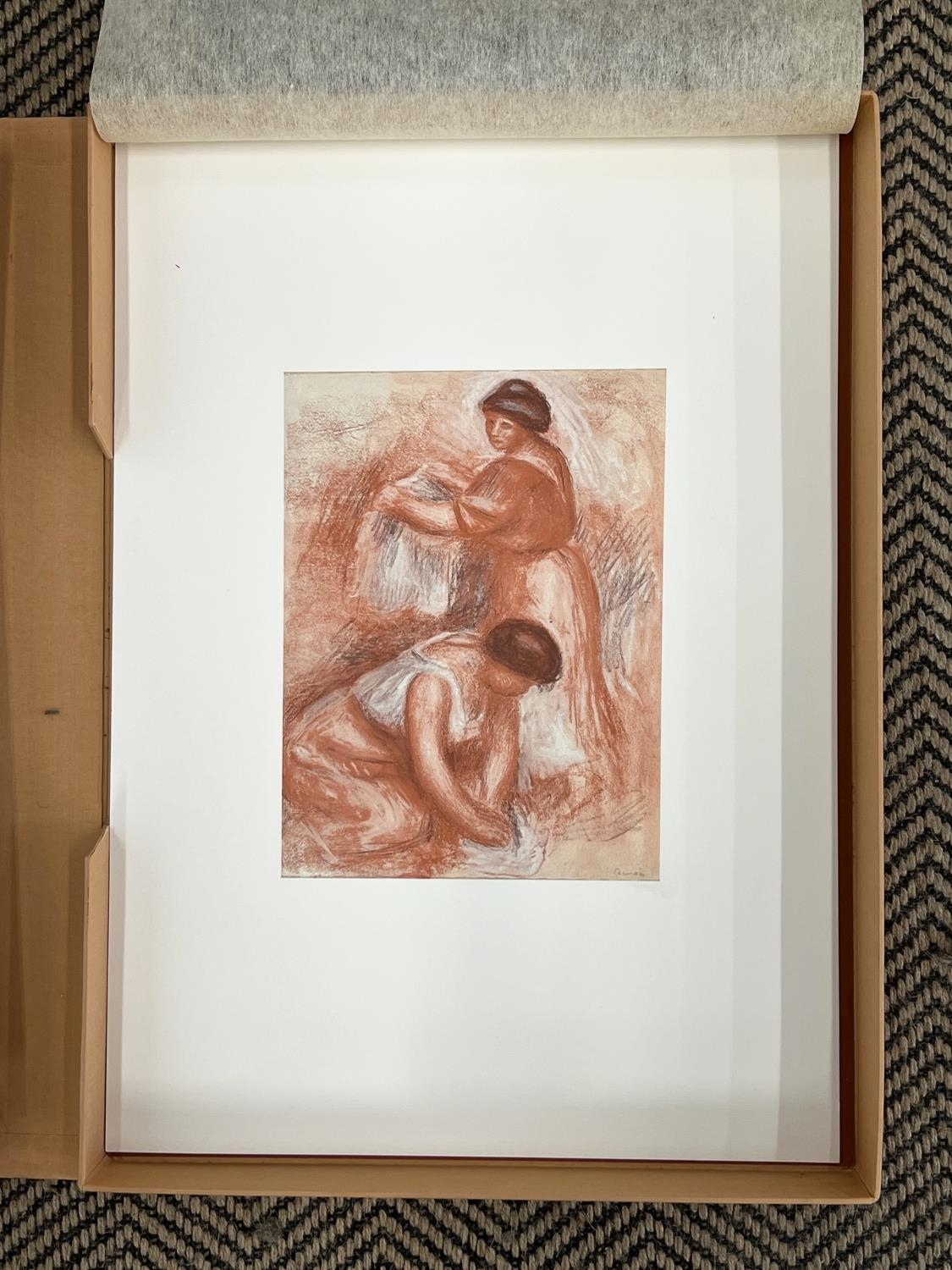 AFTER PIERRE AUGUSTE RENOIR, a folio of 24 off-set lithographs printed by Cartiere Miliani di - Image 27 of 28