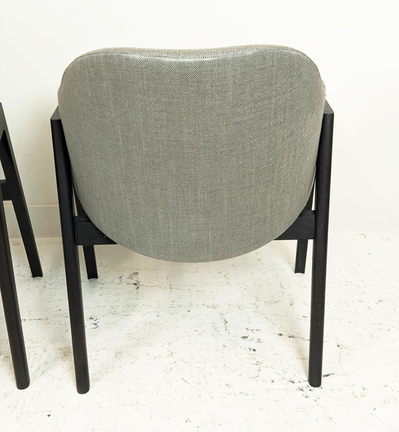 LINLEY SAVILLE DINING CHAIRS, a set of four, by Matthew Hilton, 80cm H approx. (4) - Image 9 of 11