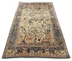 FINE PART SILK TREE OF LIFE DESIGN RUG, 265cm x 161cm.