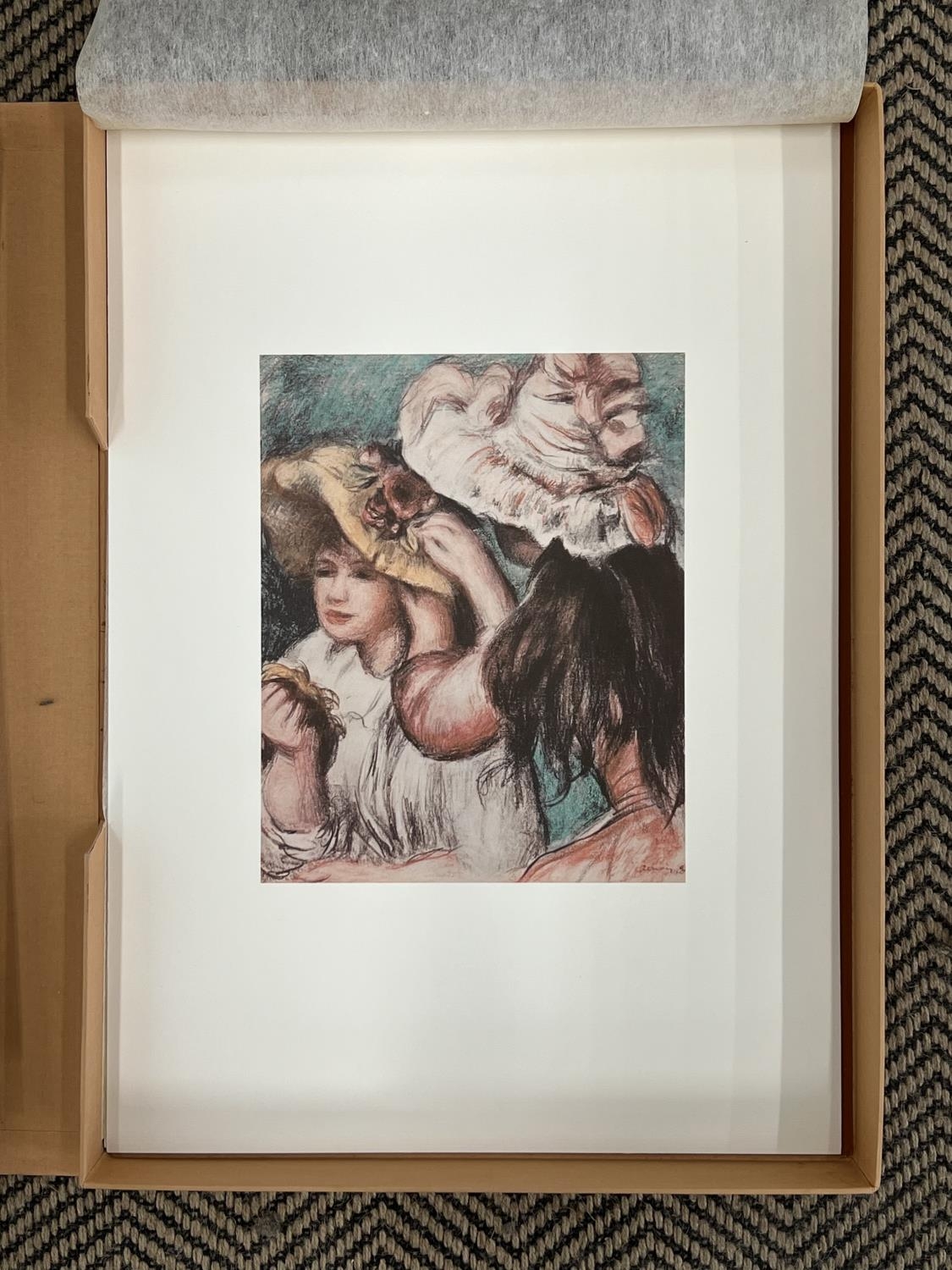 AFTER PIERRE AUGUSTE RENOIR, a folio of 24 off-set lithographs printed by Cartiere Miliani di - Image 26 of 28