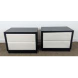ATTRIBUTED TO THE SOFA AND CHAIR COMPANY SOHO CHEST OF DRAWERS, a pair, 80cm x 50cm x 61cm. (2)