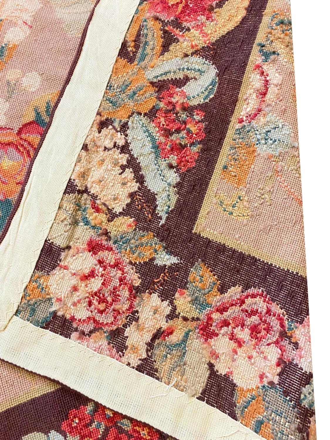 FINE FRENCH AUBUSSON DESIGN NEEDLEWORK CARPET, 400cm x 270cm. - Image 6 of 6