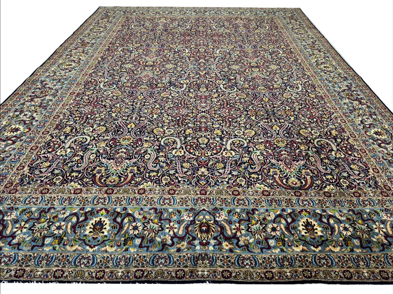 CONTEMPORARY OUSHAK LONG RUNNER, 442cm x 76cm. - Image 5 of 8