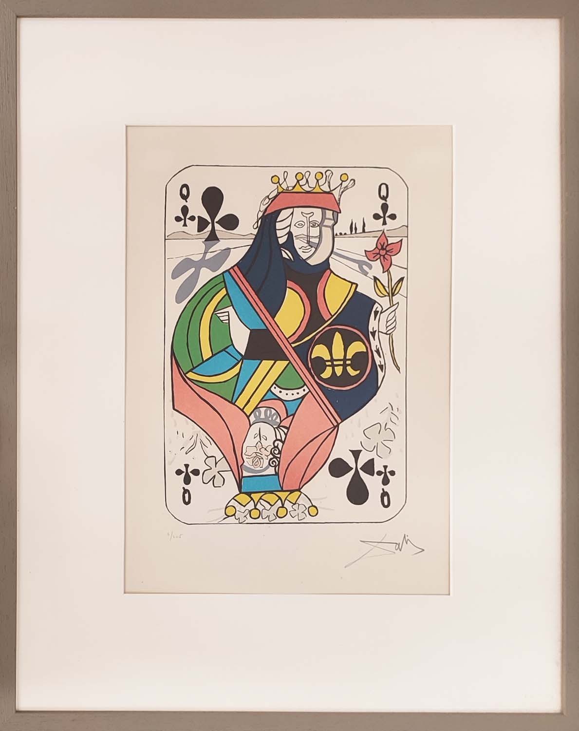 SALVADOR DALI, As De Trefles, lithograph on arches paper, 47cm x 32cm, signed artists proof. (