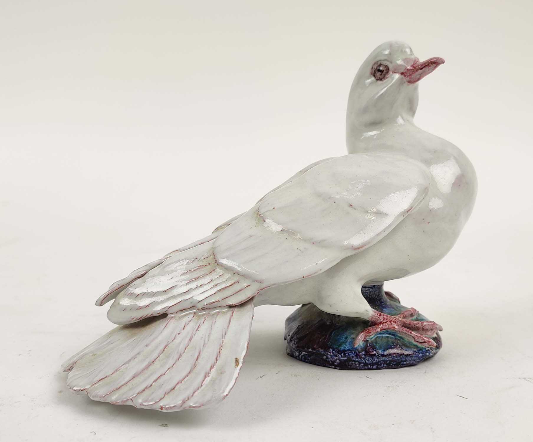 LADY ANNE GORDON (1924-2007) CERAMIC PARROT AND DOVE, monogrammed initial to base, parrot 20cm H, - Image 7 of 11