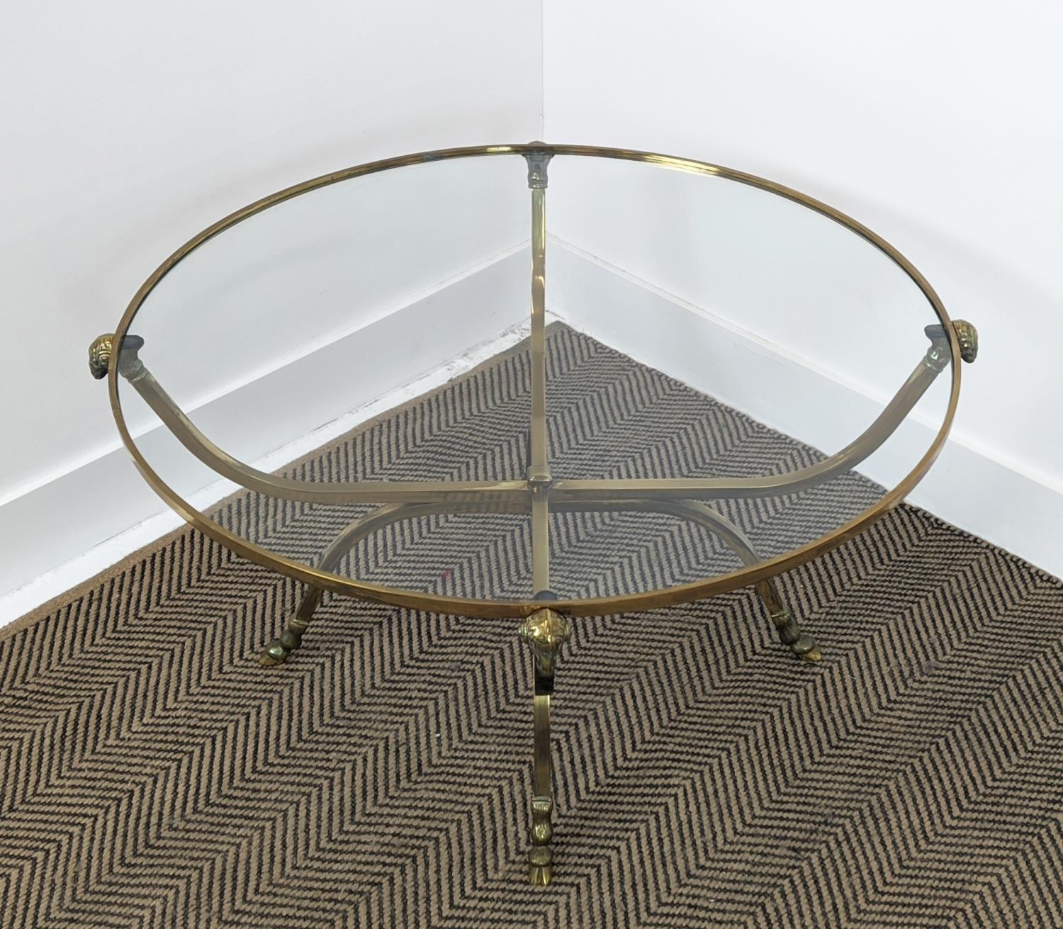 ATTRIBUTED TO MAISON JANSEN COFFEE TABLE, 43cm H x 83cm x 83cm. - Image 2 of 6