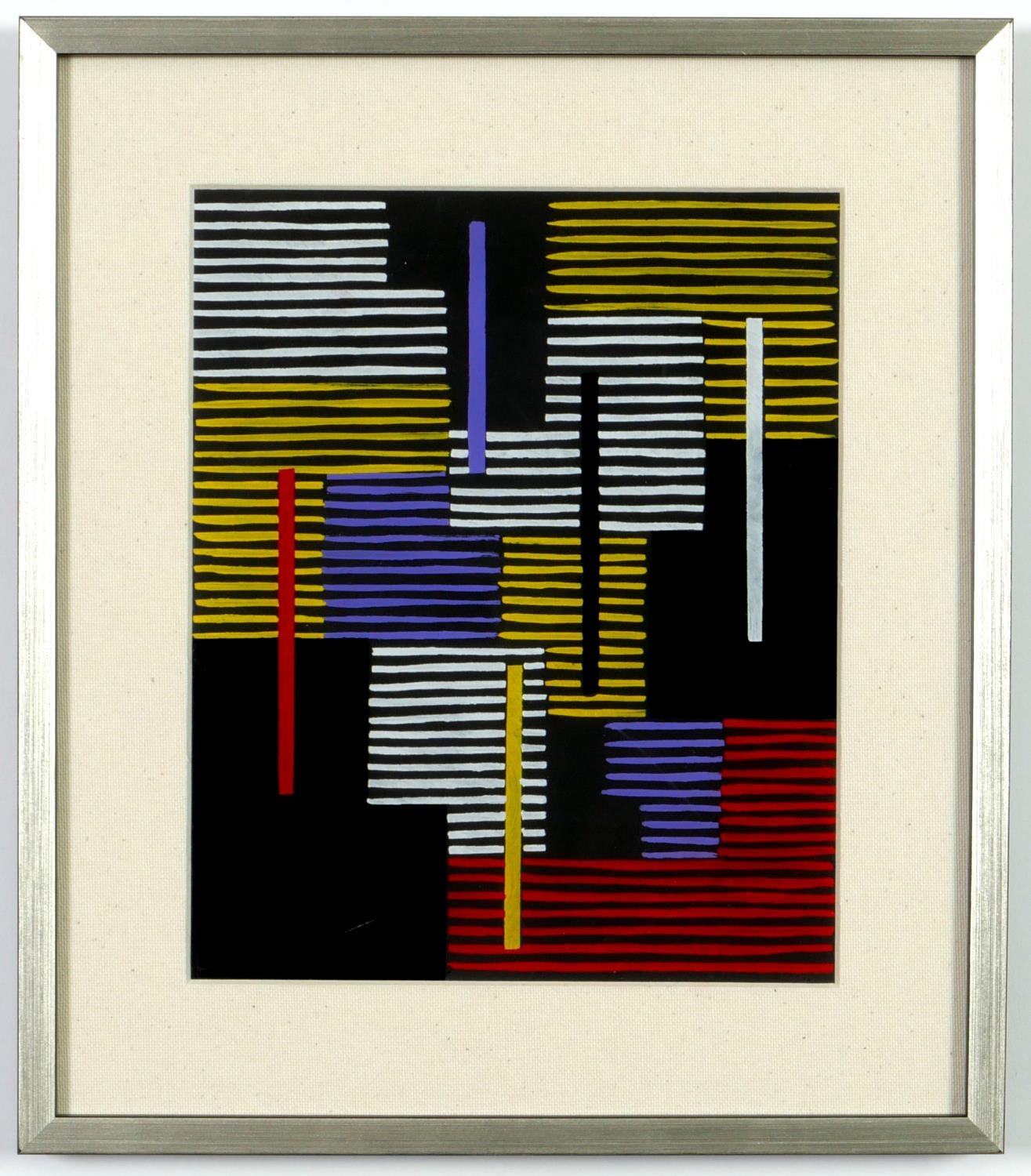 A SET OF NINE ABSTRACT POCHOIR, edition 1500, 1952, Alberto Magnelli et al, 22.5cm x 17.5cm each. ( - Image 8 of 10